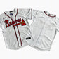 Men's Atlanta Braves White Home Replica Team Jersey