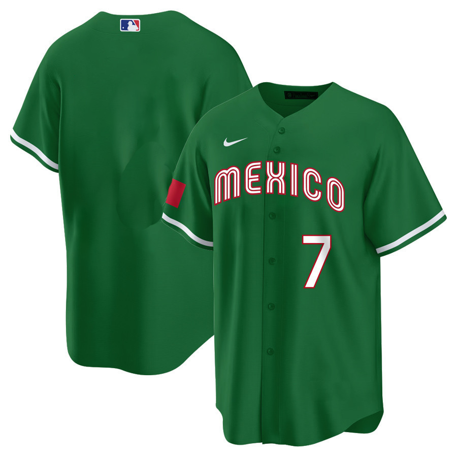 Custom Team Mexico World Baseball Classic 2023 Jersey