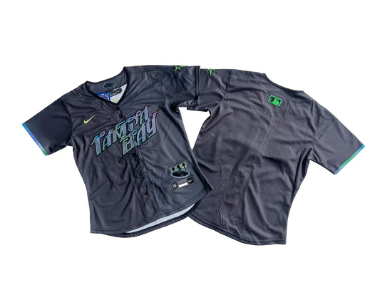 Women's  Charcoal Tampa Bay Rays 2024 City Connect Limited Jersey