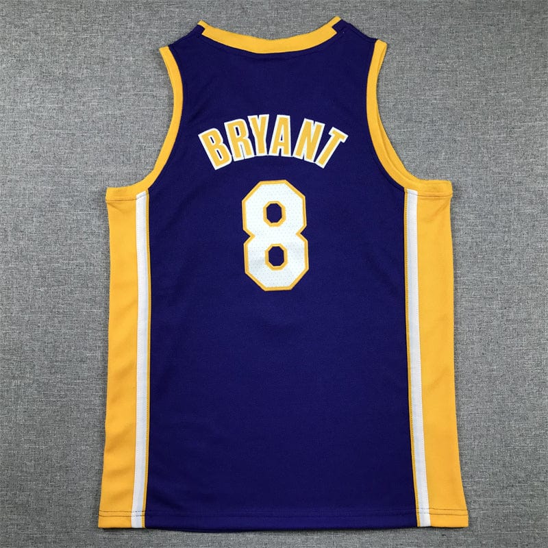 KID Lakers #8 purple V-neck