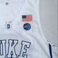 NCAA Duke University No. 1 Zion Williamson White Embroidered Jersey