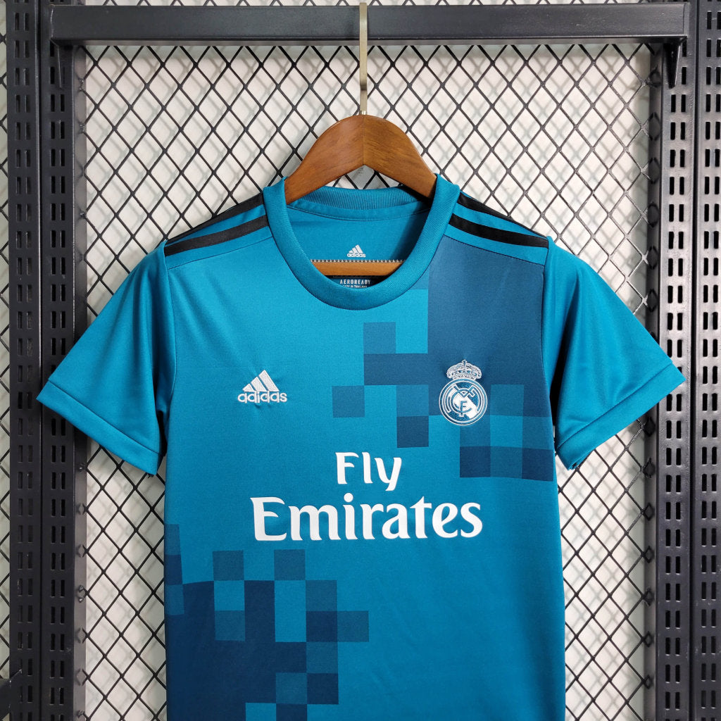 2017/2018 Retro Kids Size Real Madrid Third Away Football Shirt