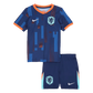 NETHERLANDS EURO AWAY SOCCER KIDS KIT 2024