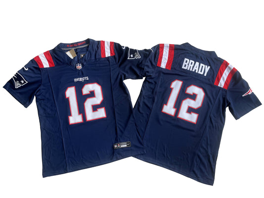 New England Patriots 12# Tom Brady  Vapor F.U.S.E. Limited Jersey