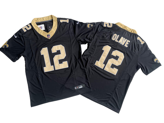 New Orleans Saints 12# Chris Olave  Vapor F.U.S.E. Limited Jersey