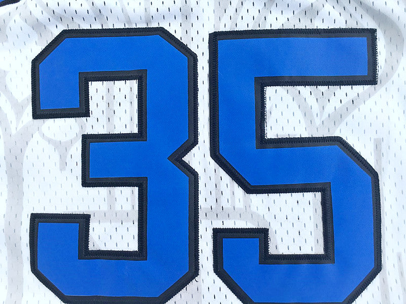 NCAA Duke University No. 35 Marvin Bagley III white embroidered jersey