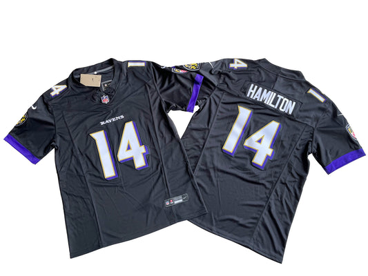 Baltimore Ravens 14# Kyle Hamilton  Vapor F.U.S.E. Limited Jersey