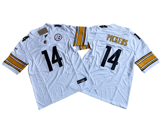Pittsburgh Steelers 14# George Pickens White Vapor F.U.S.E. Limited Jersey
