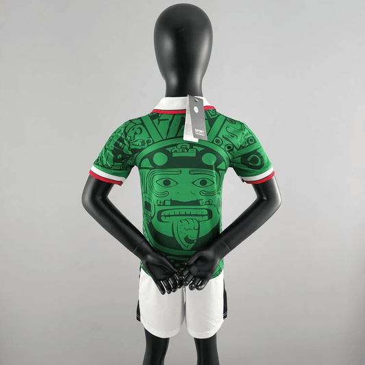 1994 Retro Kids Size Mexico Soccer Jersey Home