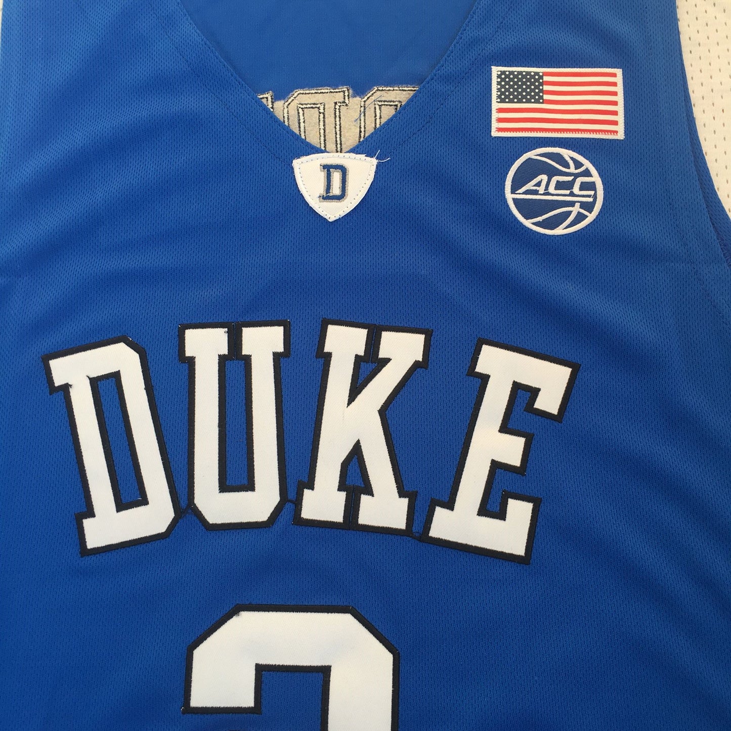 NCAA Duke University No. 2 Cam Reddish Blue Embroidered Jersey