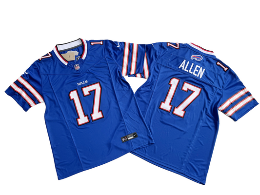 Buffalo Bills 17# Josh Allen Blue Vapor F.U.S.E. Limited Jersey