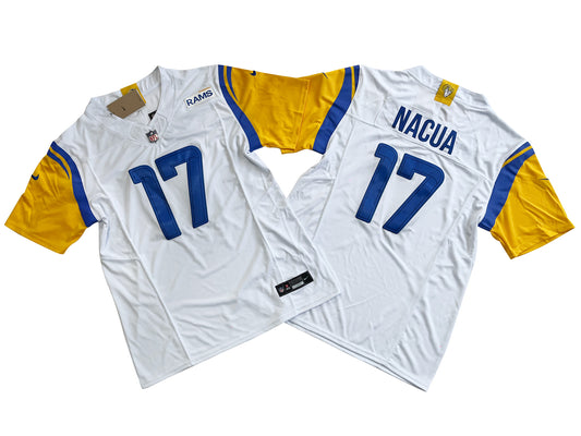 Los Angeles Rams 17# Puka Nacua Vapor F.U.S.E. Limited Jersey