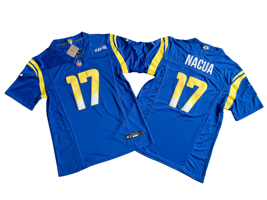 Los Angeles Rams 17# Puka Nacua  Vapor F.U.S.E. Limited Jersey