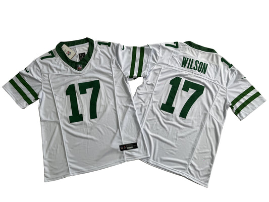 New York Jets 17# Garrett Wilson  Vapor F.U.S.E. Limited Jersey