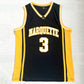 NCAA Marquette University No. 3 Wade dark blue new fabric jersey