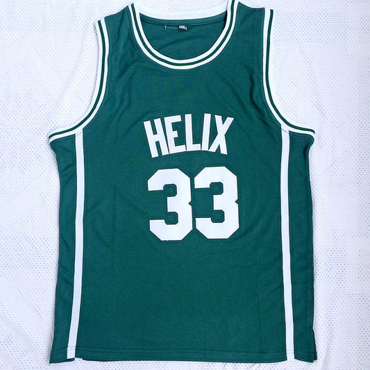 Bill Walton No. 33 Helix High School green embroidered jersey