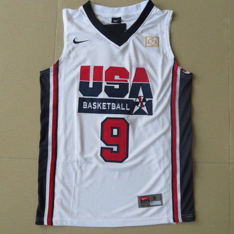 1992 Olympic Games USA Dream Team Jordan No. 9 jersey basketball uniform commemorative edition