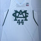NCAA University of Michigan No. 44 WARD white embroidered jersey
