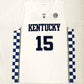 NCAA University of Kentucky No. 15 Cousins white jersey