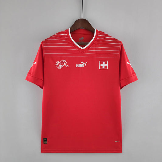 2022 FIFA World Cup Switzerland Home Soccer Shirt