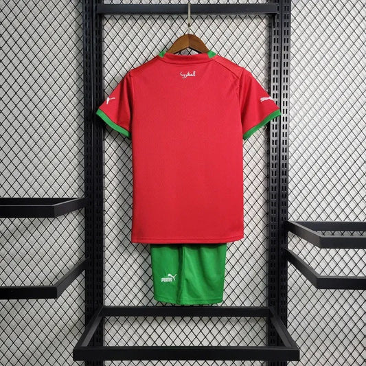 2022 Kids Size FIFA World Cup Morocco National Team Home Shirt