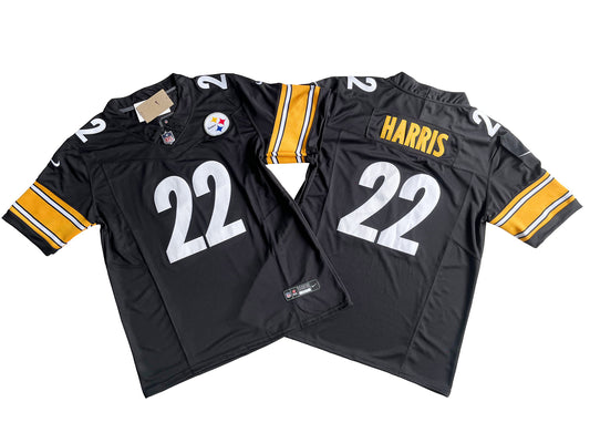 Pittsburgh Steelers 22# Najee Harris Black Vapor F.U.S.E. Limited Jersey