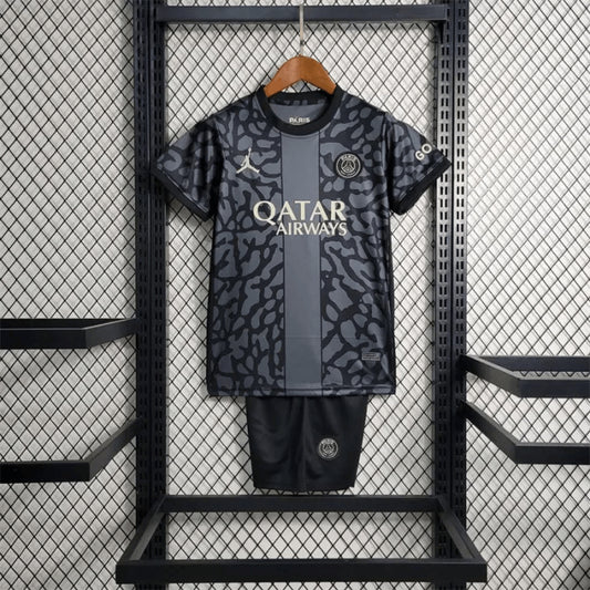 2023/2024 Psg Paris Saint-Germain Third Away Foowaytball Shirt 1:1 Thai Quality Kids Size
