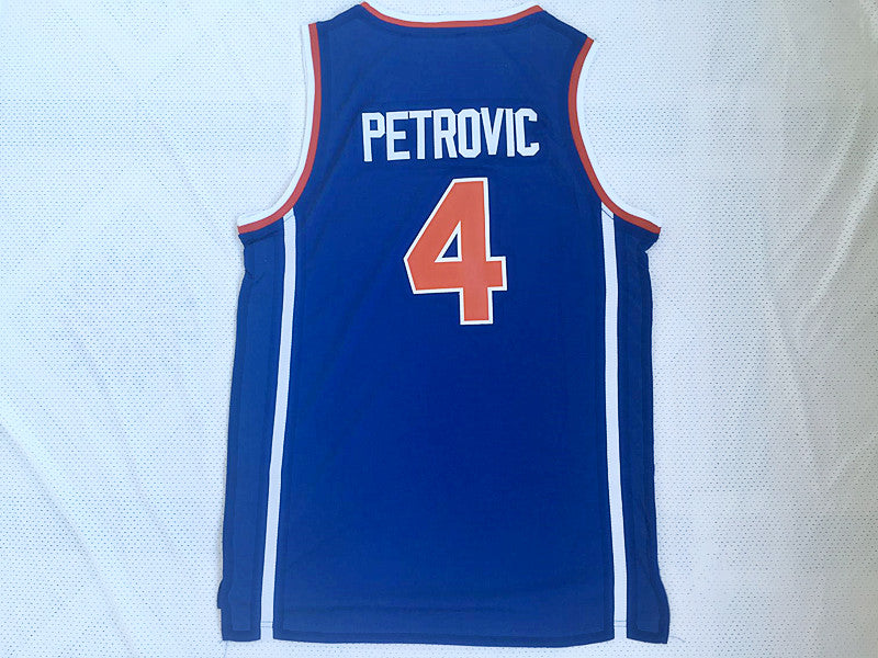 Croatian league number 4 Piedrovic blue jersey