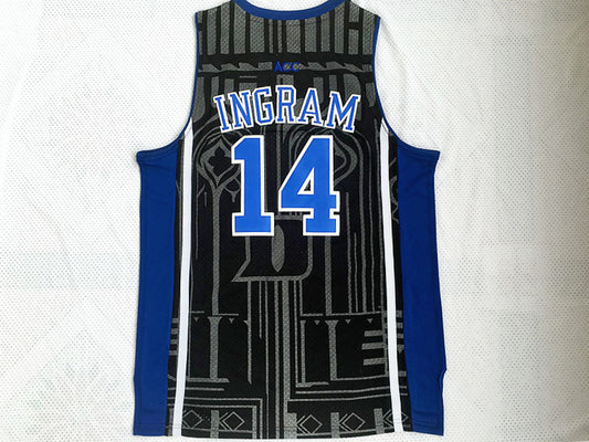 NCAA Duke University No. 14 Ingram black jersey