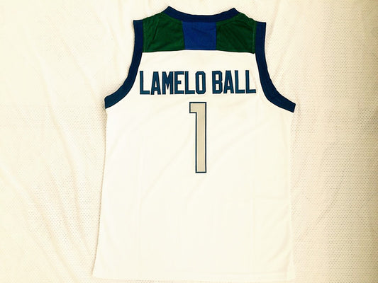 Ball’s third brother LaMelo Ball LaMelo Ball No. 1 High School White Jersey