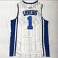 NCAA Duke University No. 1 Irving white embroidered jersey