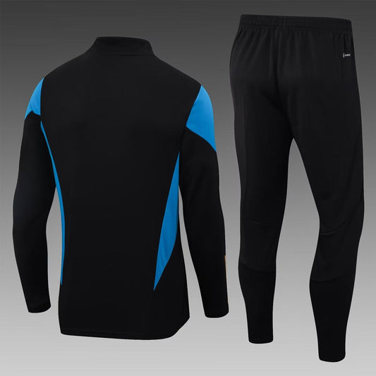 2023/2024 Germany Half-Pull Training Suit Black Football Shirt 1:1 Thai Quality