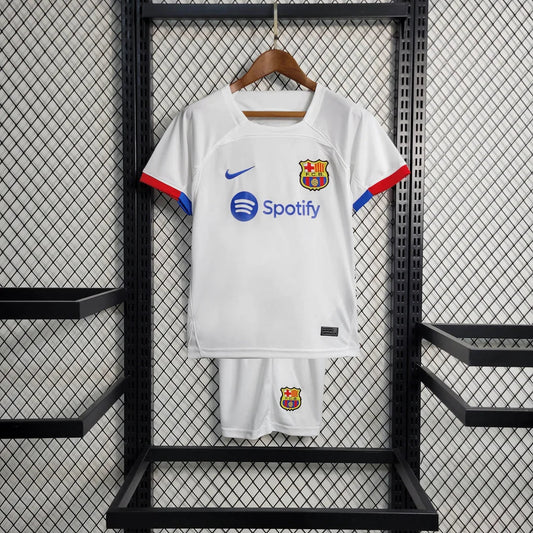 2023/2024 Kids Size  Barcelona Away Football Shirt 1:1 Thai Quality
