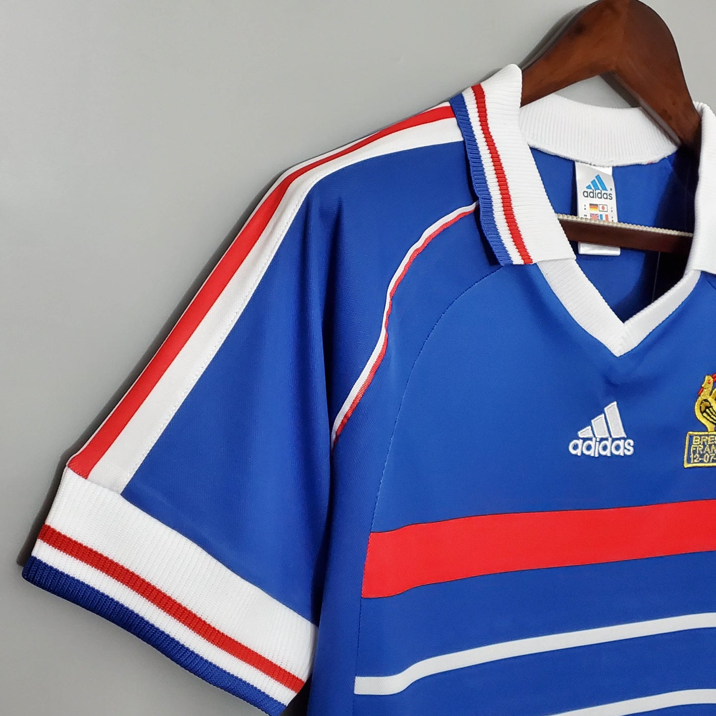 1998 Retro France Home Football Shirt