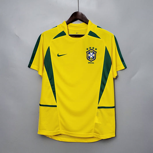 2002 Retro Brazil Soccer Jersey Home