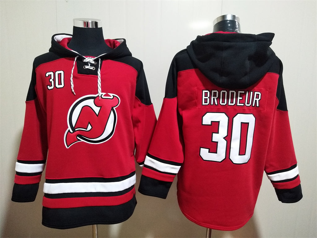 New Jersey Devils Hoodie #30 BROOEUR