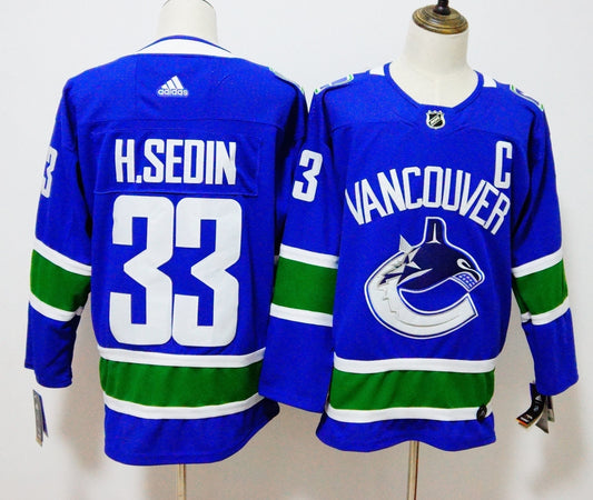 NHL Vancouver Canucks H.SEDIN # 33 Jersey