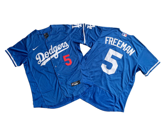 Los Angeles Dodgers 5# Dodgers Freddie Flexbase  Royal Blue Jersey