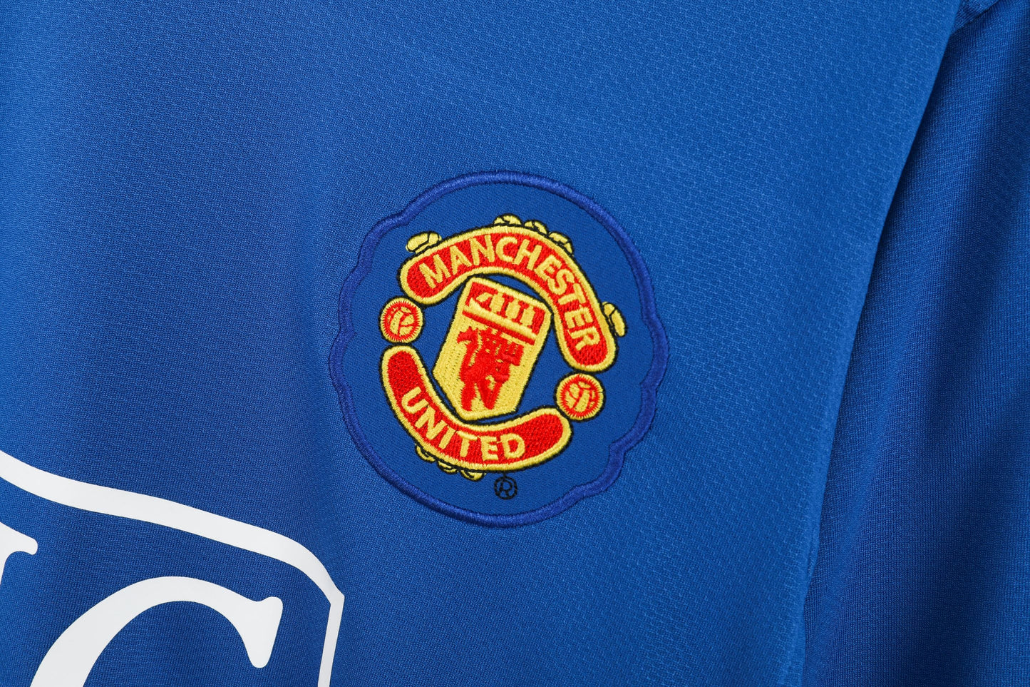 2007/08 season Manchester United long sleeve away shirt