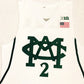 NCAA University of Michigan No. 2  Jaren Jackson white embroidered jersey