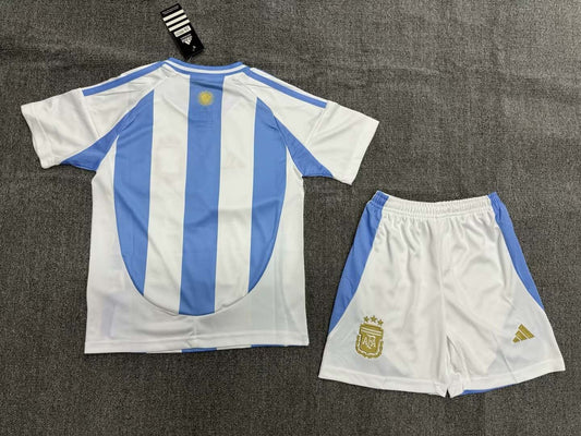 2024 Argentina National Team Home Football Shirt 1:1 Thai Quality Kids Size