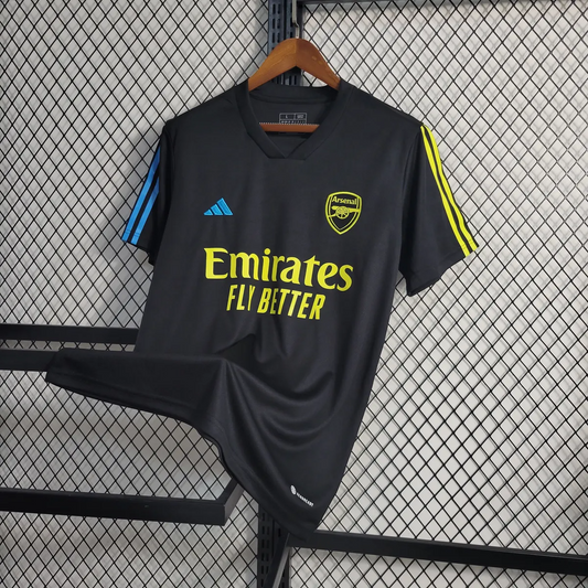 2023/2024 Arsenal Training Wear Black Soccer Jerlacksey