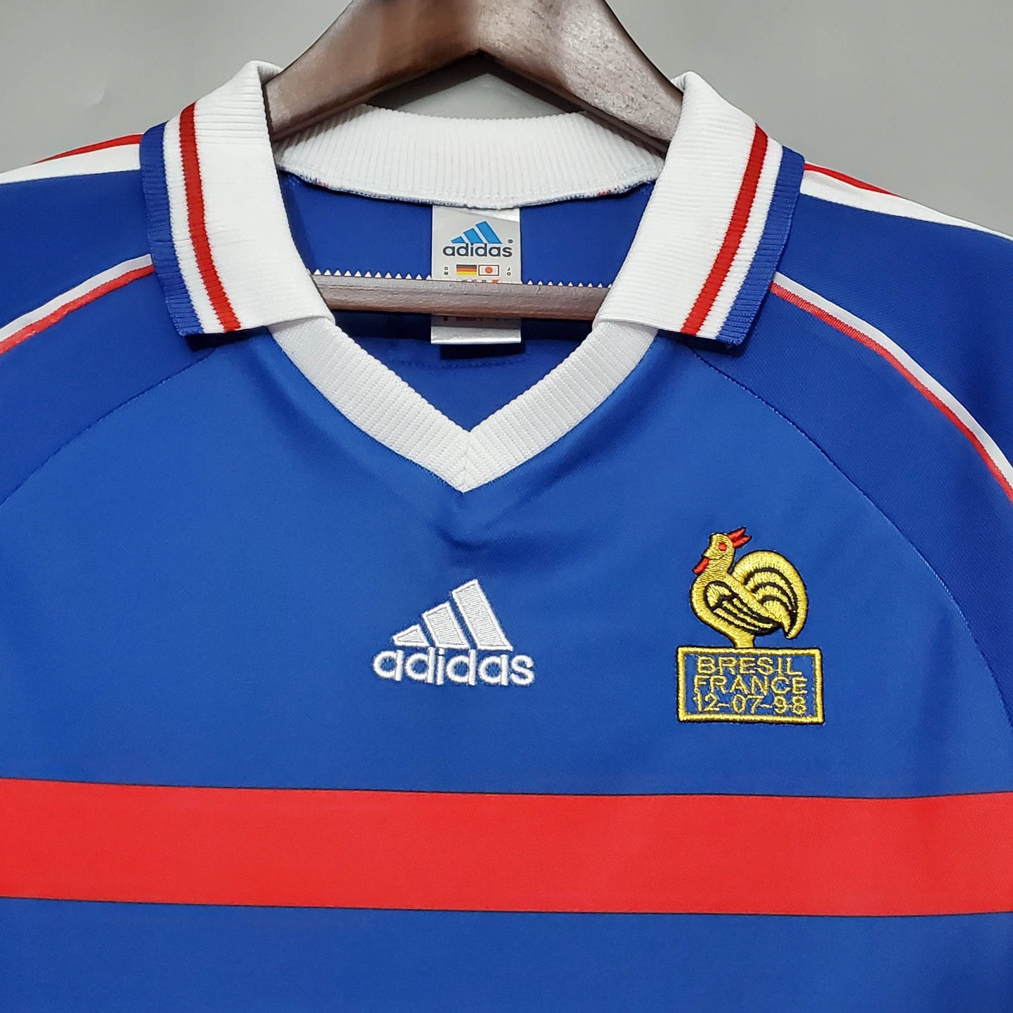 1998 Retro France Home Football Shirt