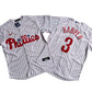 Men's Philadelphia Phillies 3# Bryce Harper White Home Replica Player Name Jersey