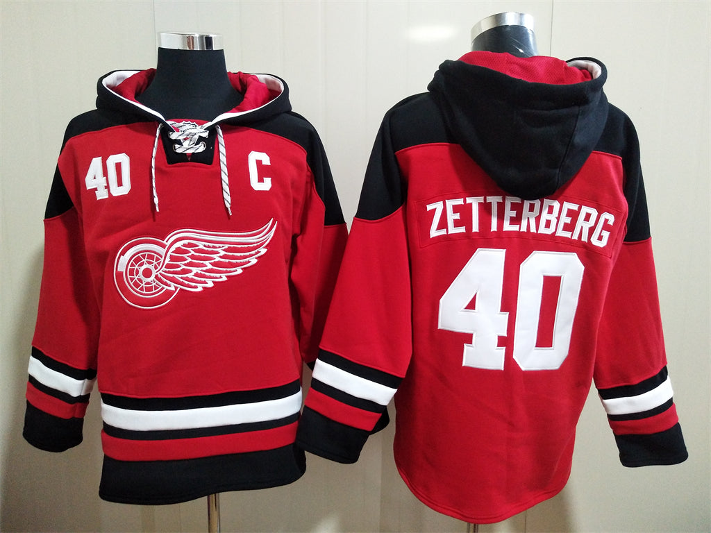 Detroit Red Wings Hoodie #40 ZETTERBERG