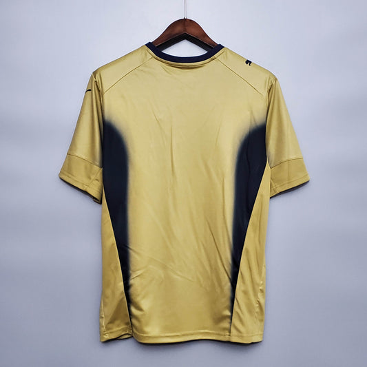 2006 Retro Italy Goalkeeper Gold Soccer Shirt