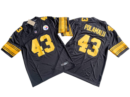 Pittsburgh Steelers 43# Troy Polamalu  Vapor F.U.S.E. Limited Jersey