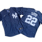 Men's New York Yankees 22# Juan Soto  Navy Player Jersey