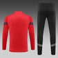 2022/2023 AC Milan Half-Pull Training Suit Red Soccer Jersey 1:1 Thai Quality