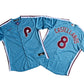 Men's Philadelphia Phillies 8# nick castellanos Light Blue Player Jersey